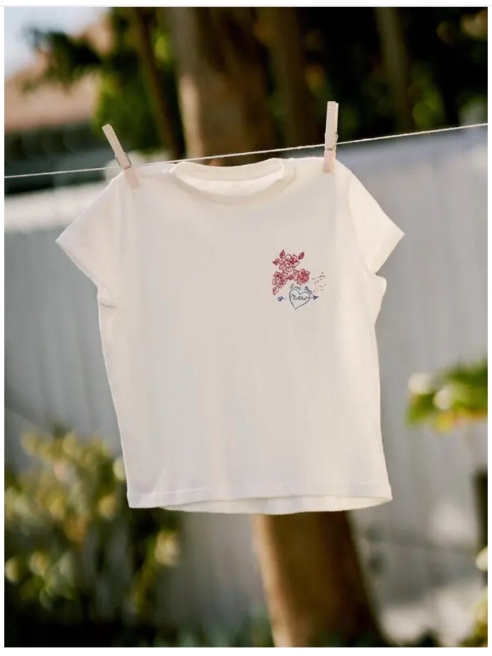 Reformation Kids Perfect Vintage Tee Love Our Mother - Size 4T